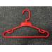 Childrens Red Plastic Hanger With Swivel Hook