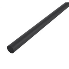 (1.2mm) 25mm Black Tube. Pack of 10