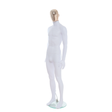 Male White & Rose Gold Egg-Head Mannequin