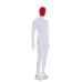 Male White & Red Egg-Head Mannequin